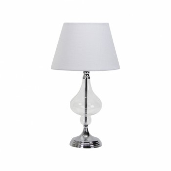 Distribuidor - Lâmpadas Diversas | Sobre Mesas Decoração | SOBREMESA KRIBERIS 1XE27 CROMO 47X25X25 CM Ref: 134871020